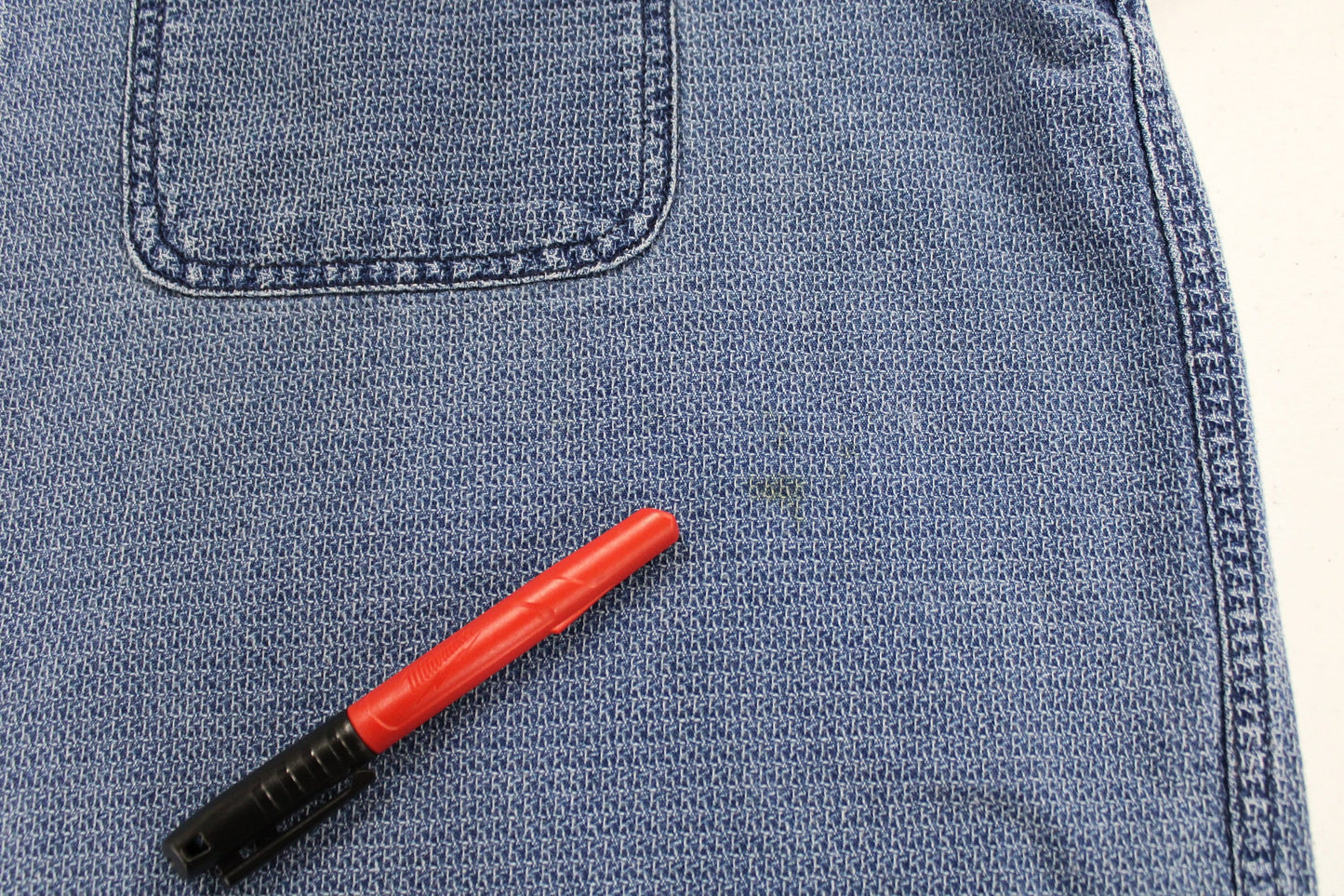 Calvin klein y2k men denim shirt long sleeve blue button up