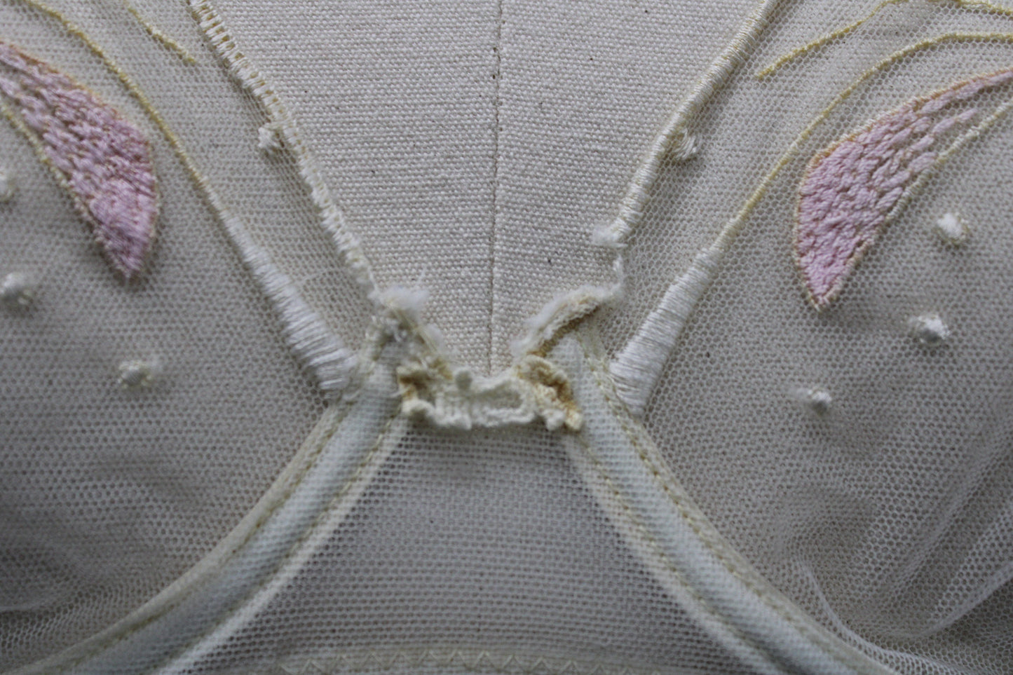 Bralette bra christian dior vintage lace white floral embroidered women sexy rare lingerie