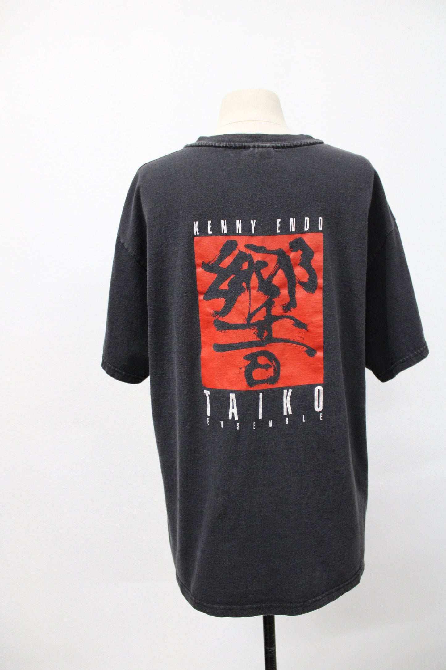 Kenny endo taiko ensemble black japanese drummer taiko master t-shirt vintage musician music