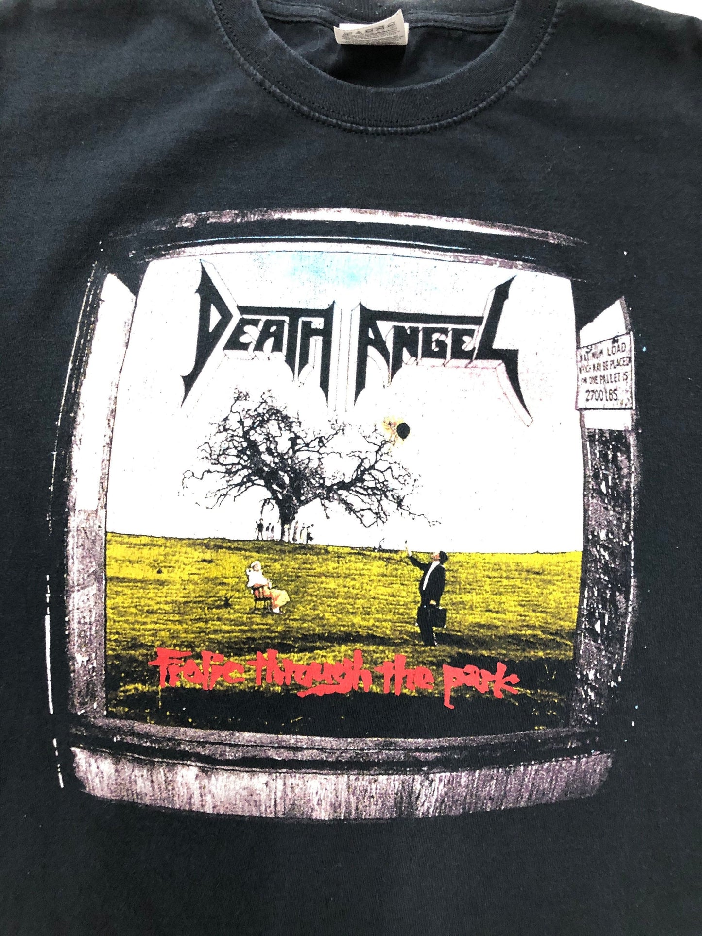 T-shirt rock vintage the park frelic through label fruit of the loom death angel