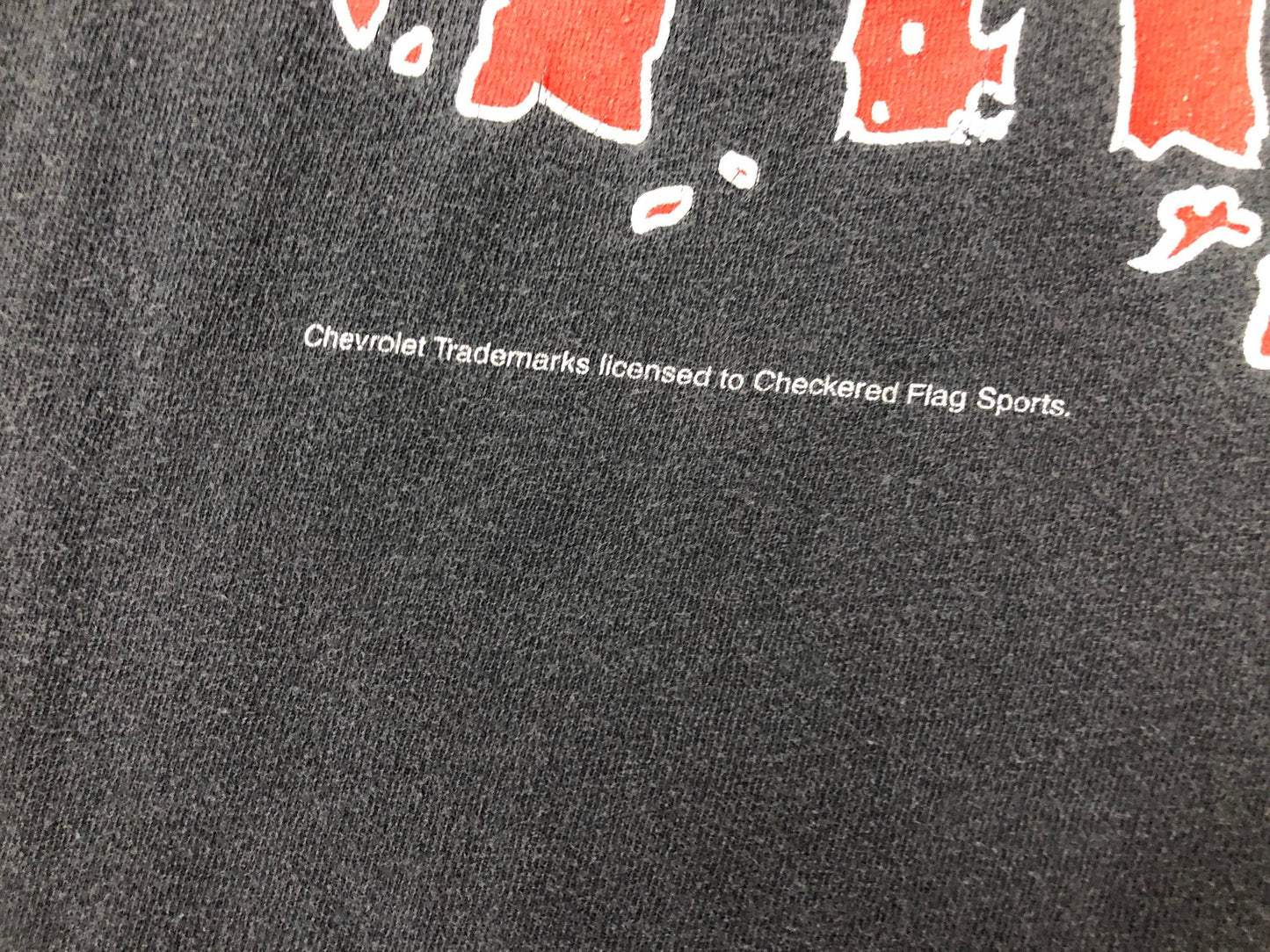 Logo frame steel red tultepec label chevrolet t-shirt chevy vintage black trucks