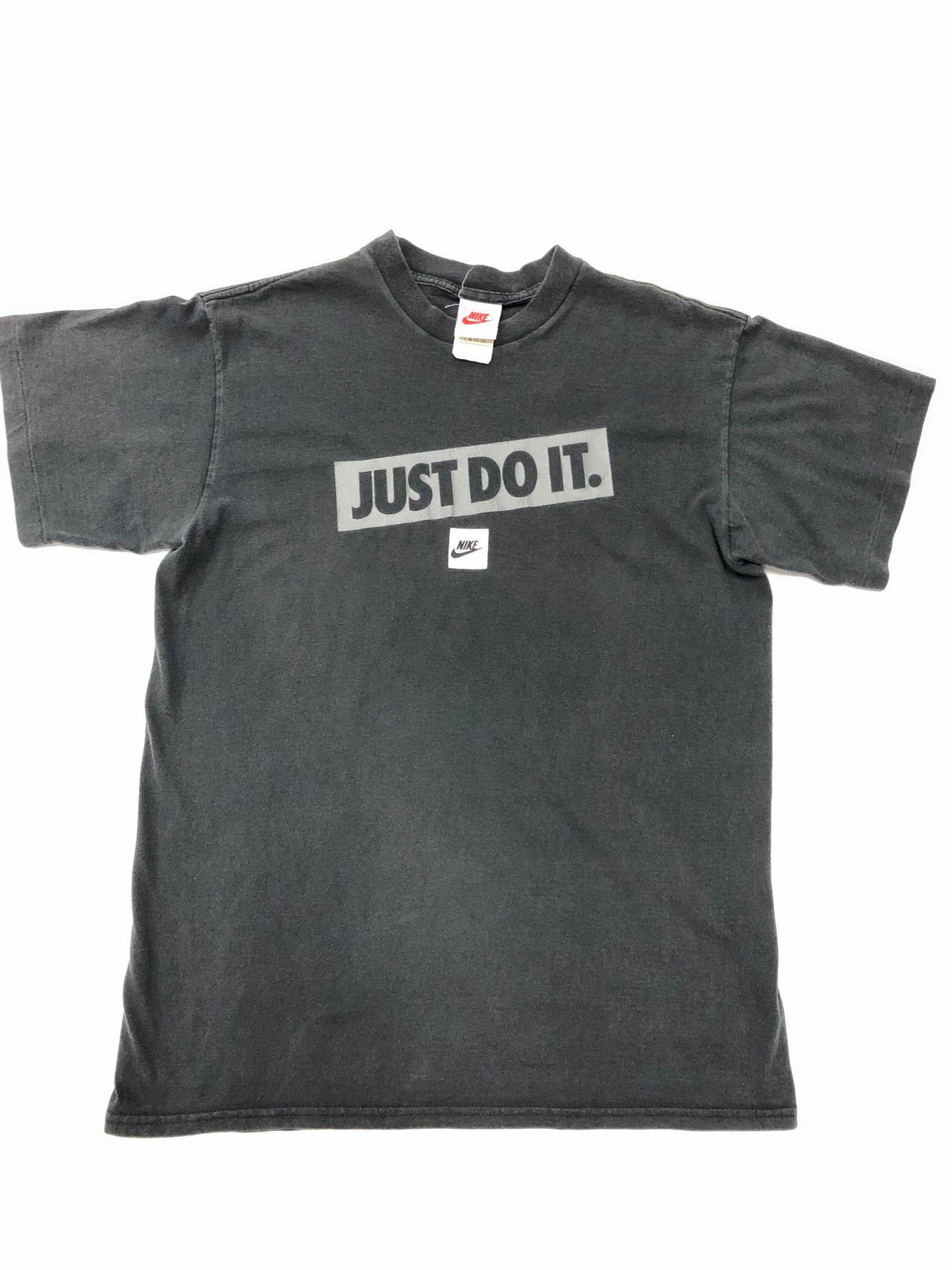 Rn 56323 made in usa just do it t-shirt black red fly vintage nike