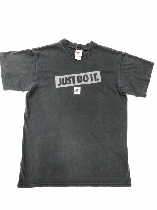 Rn 56323 made in usa just do it t-shirt black red fly vintage nike