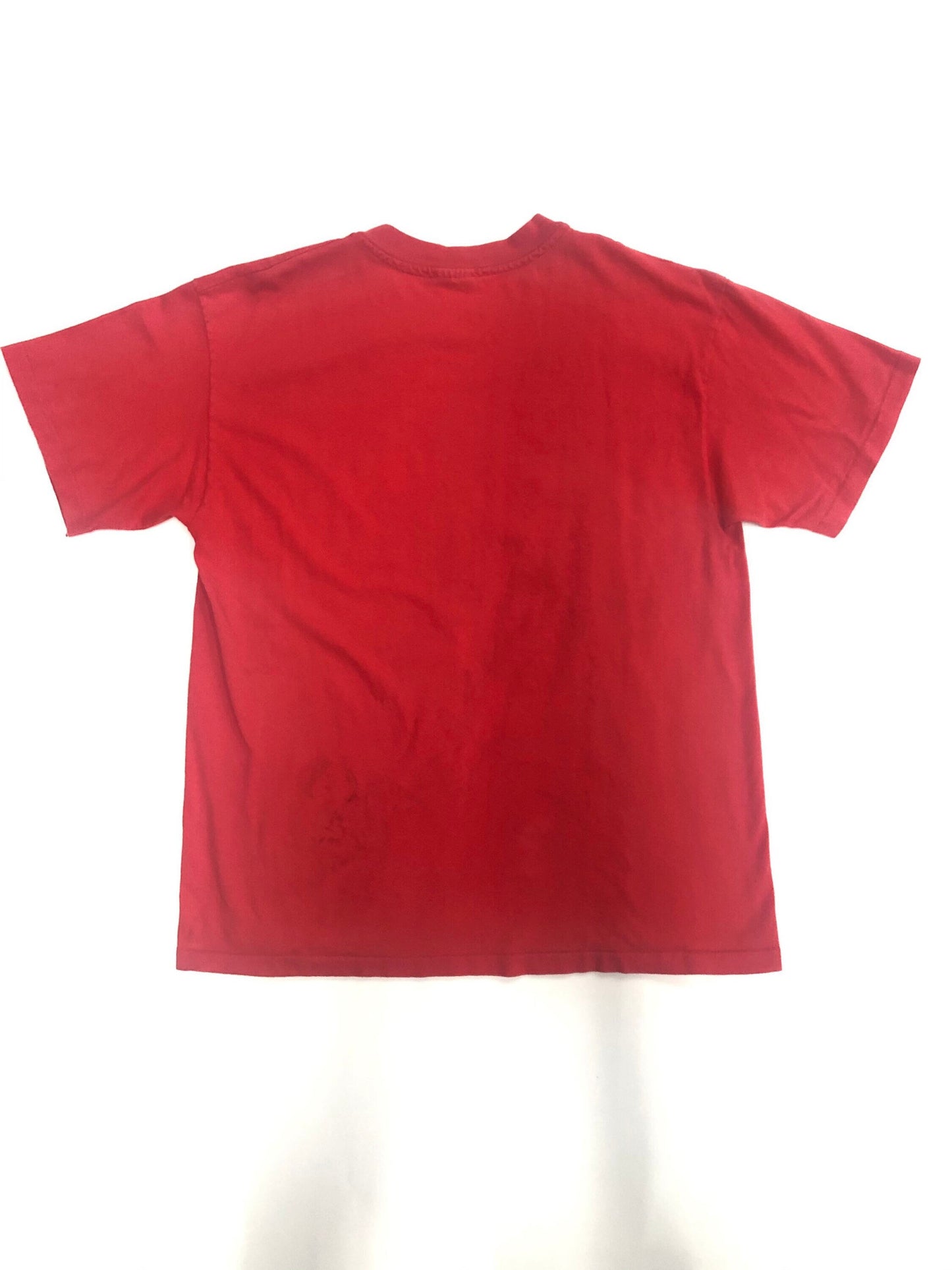 Made in usa vintage hanes label nba team hanes red t-shirt chicago bulls