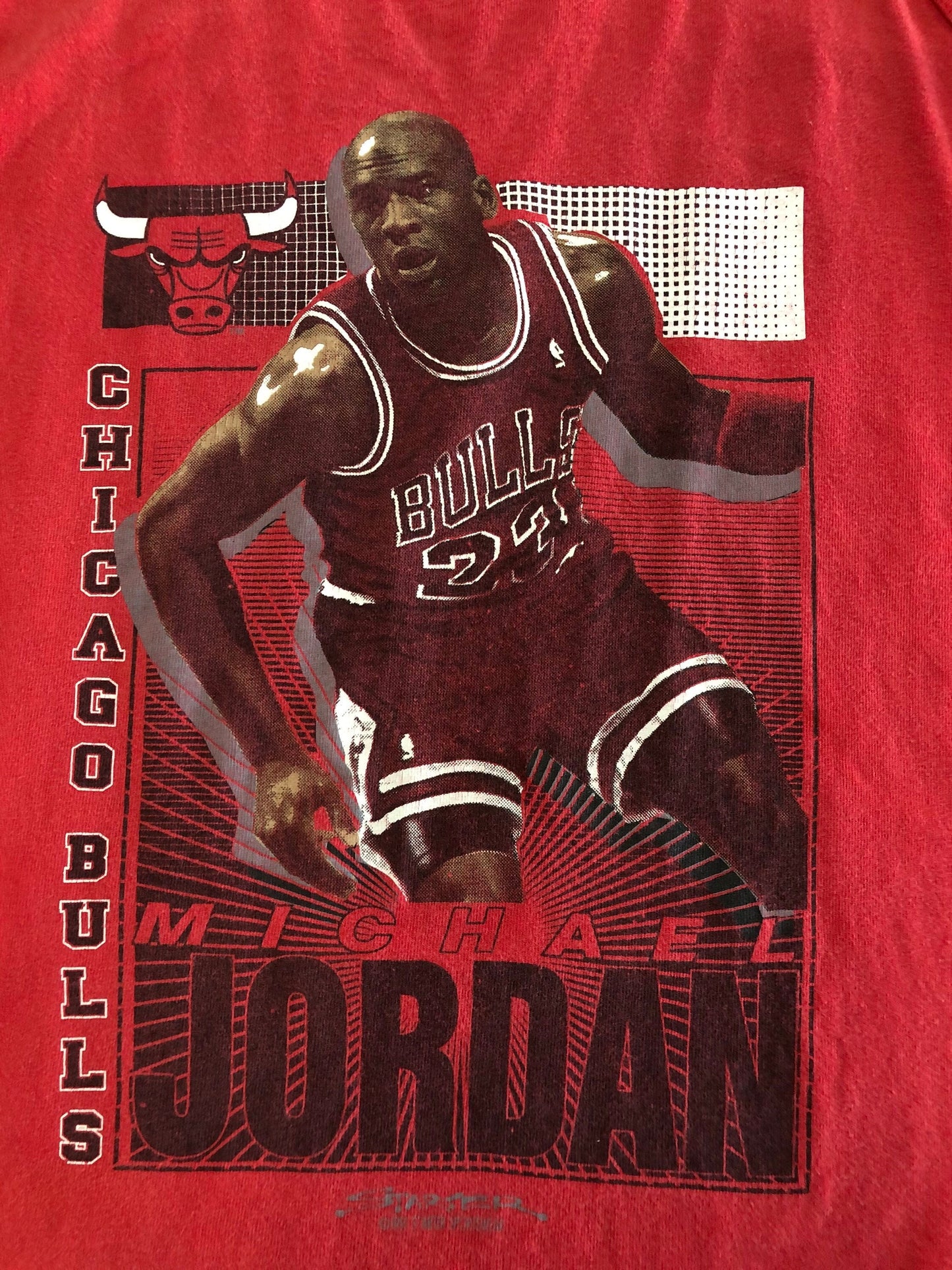23 tank top starter label michael jordan vintage starter red chicago bulls