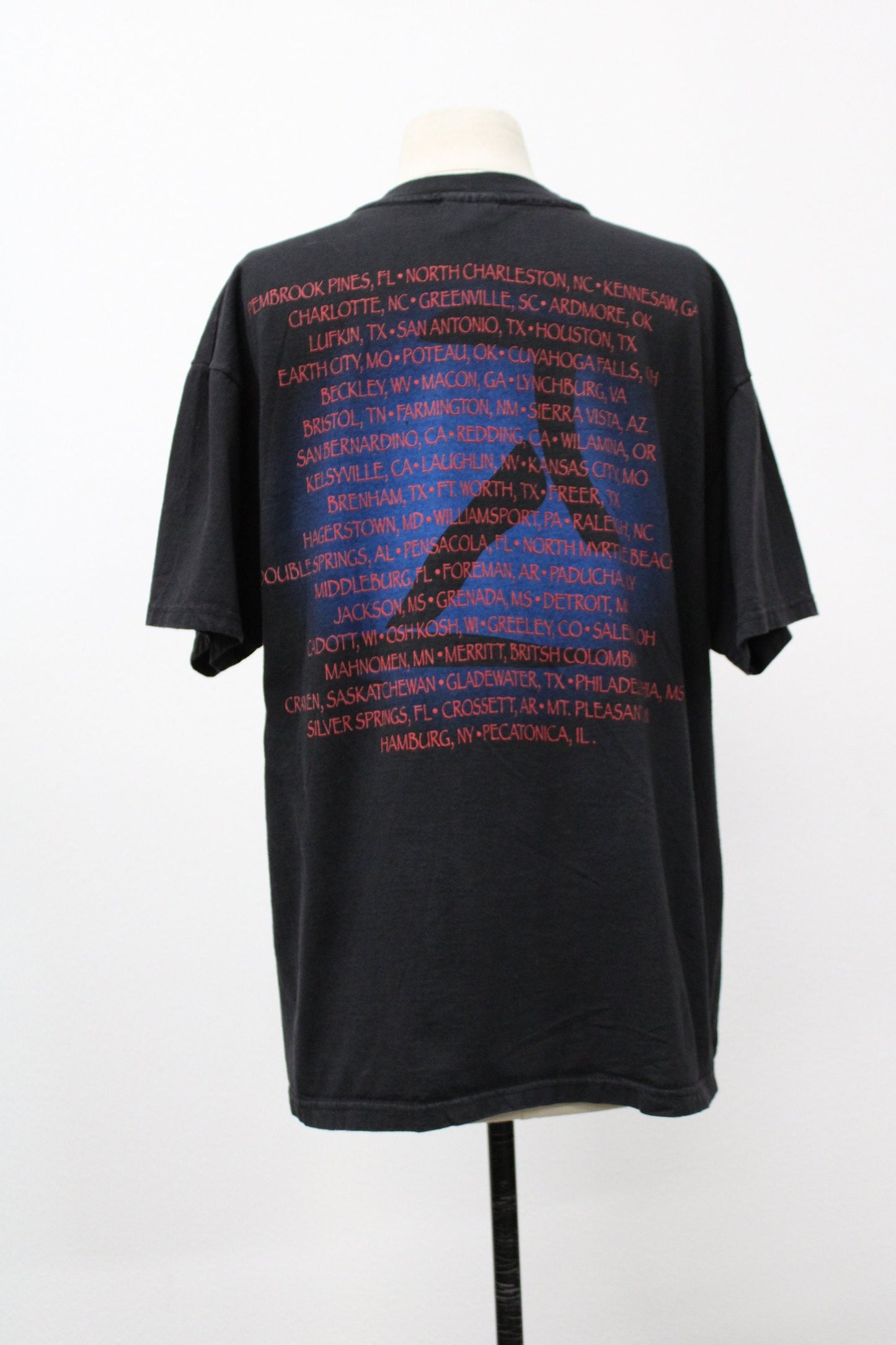 Tracy lawrence country music tour black concert vintage t-shirt western graphic usa