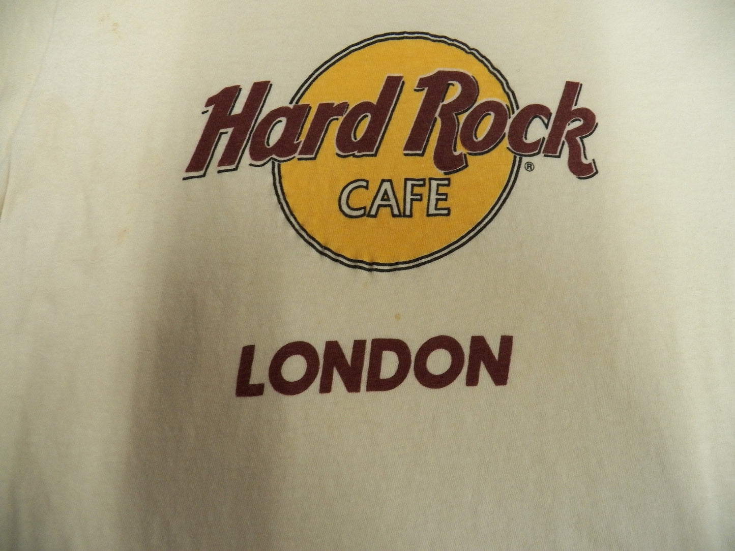 Hard rock cafe london vintage t-shirt hanes label made in usa