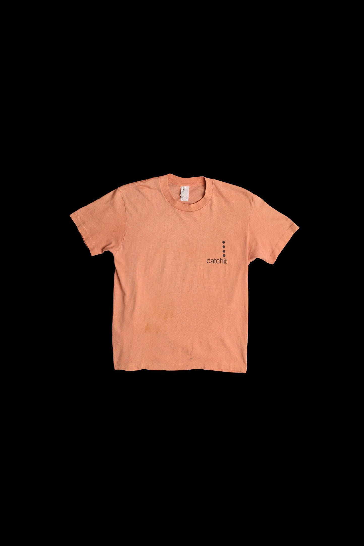Vintage orange wave 90's surfing t-shirt catchit