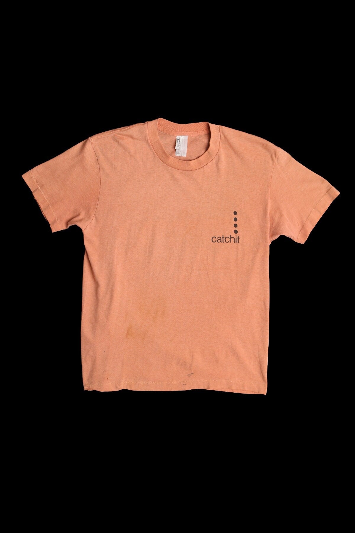 Vintage orange wave 90's surfing t-shirt catchit