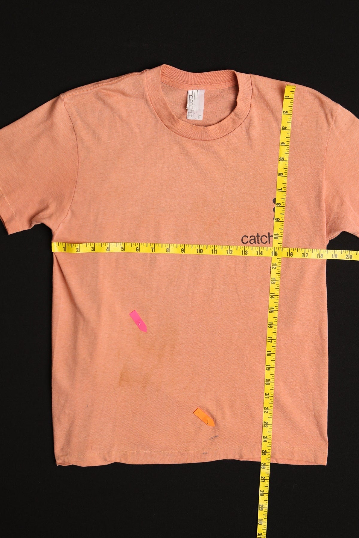 Vintage orange wave 90's surfing t-shirt catchit