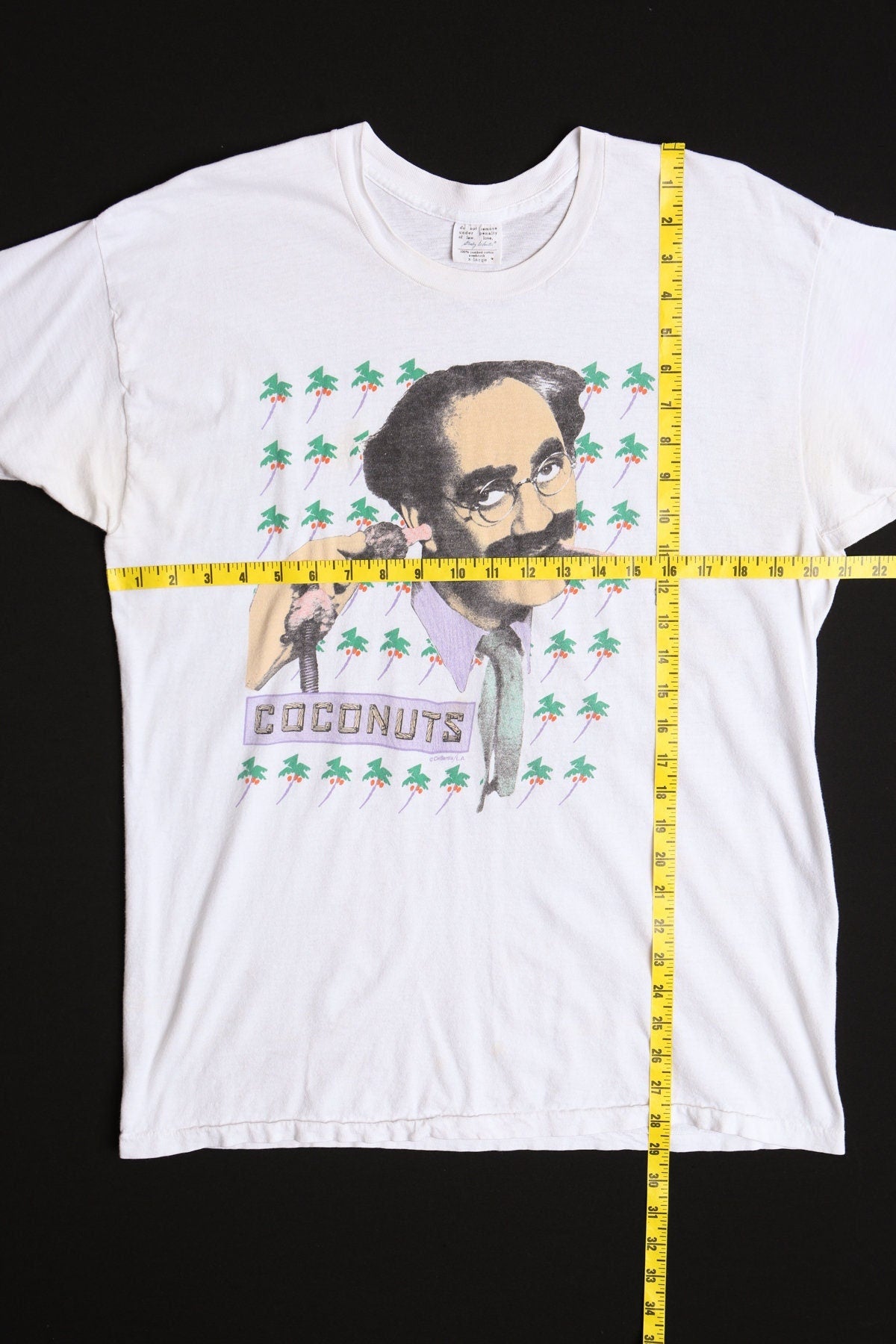 Vintage Funny Graphic T-shirt - Estimates Era 1980's - 1990's -