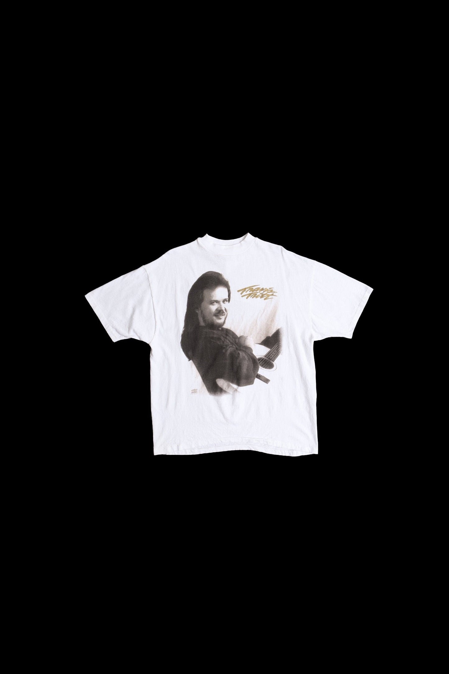 Vintage 90's travis tritt country music american white t-shirt shirt