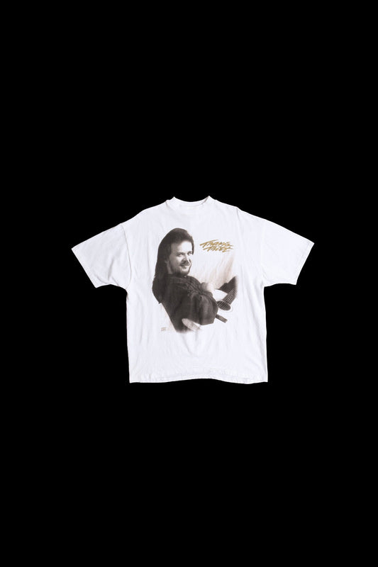 Vintage 90's travis tritt country music american white t-shirt shirt