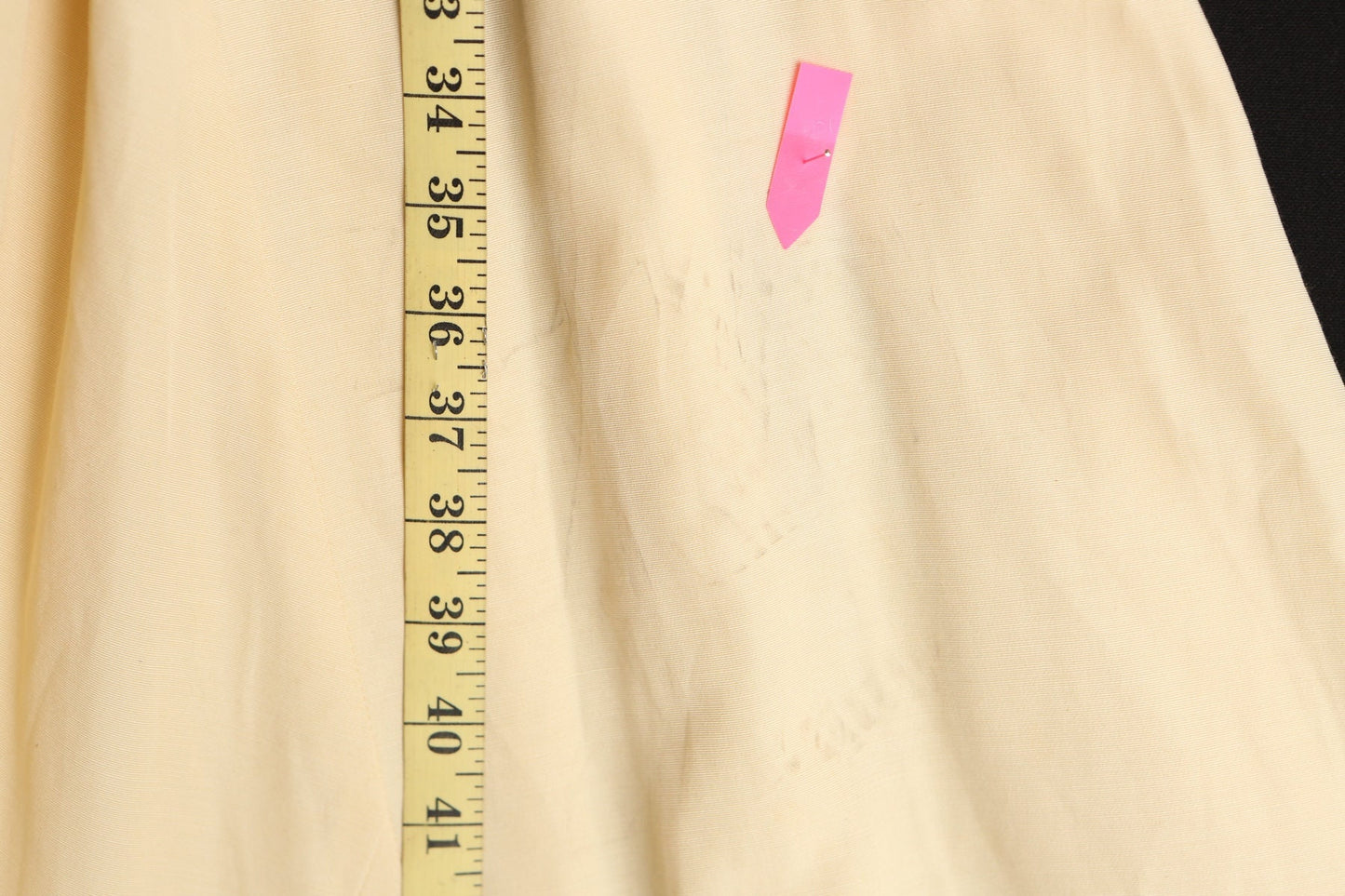 Vintage 40's dress ball gown biege women vitorian formal casual event evening