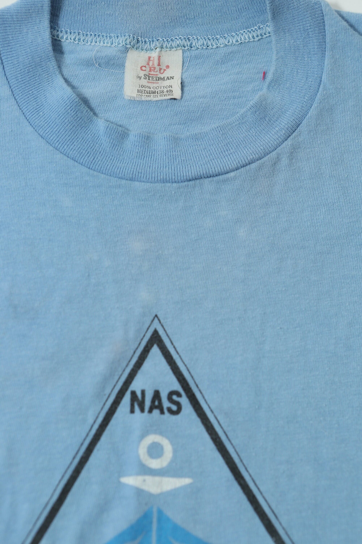 Vintage t-shirt fallon nevada 70's nas naval air station military us navy training facility made in usa