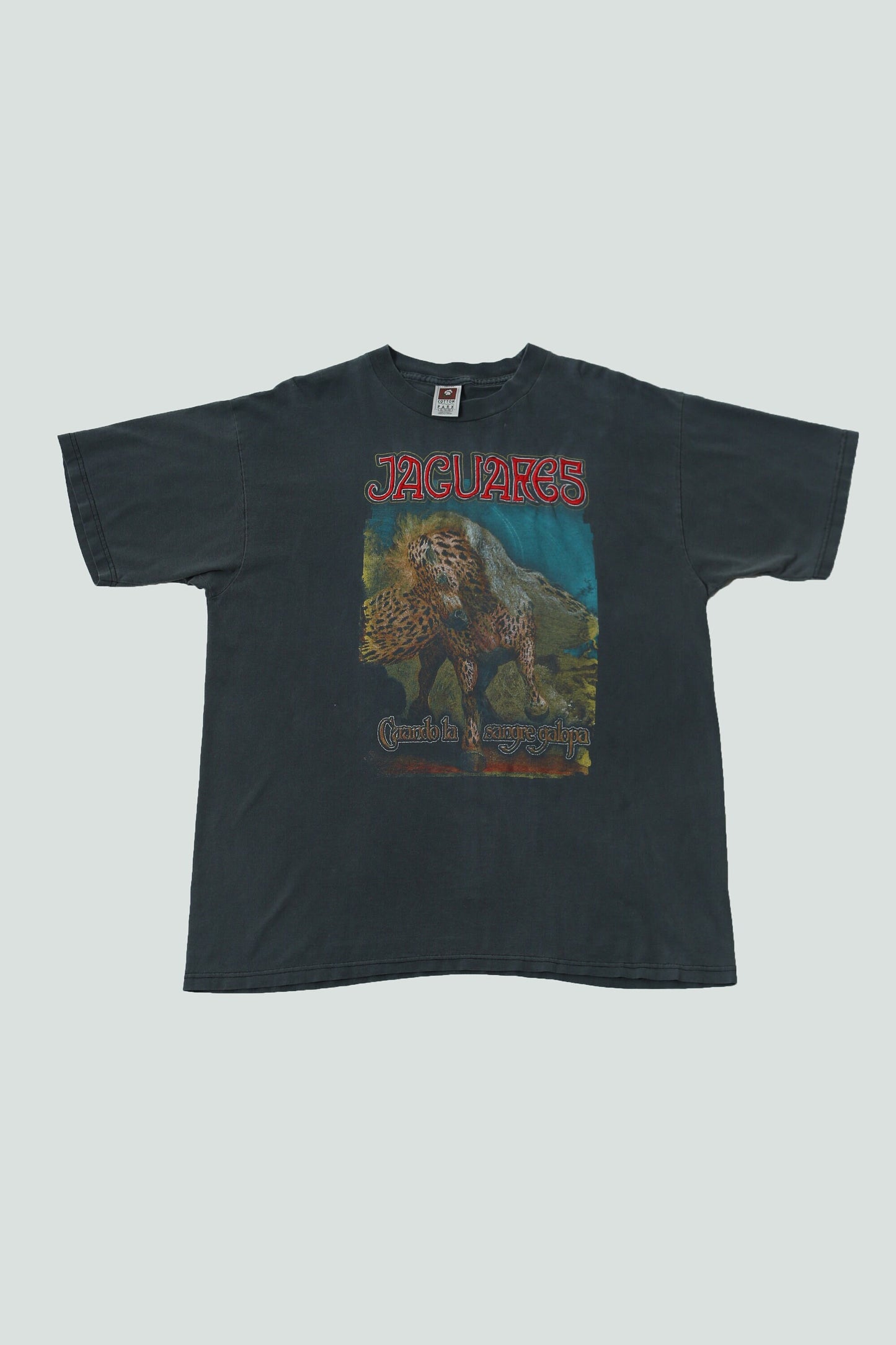 Jaguares rock t-shirt mexican band cuando la sangre galopa vintage xl