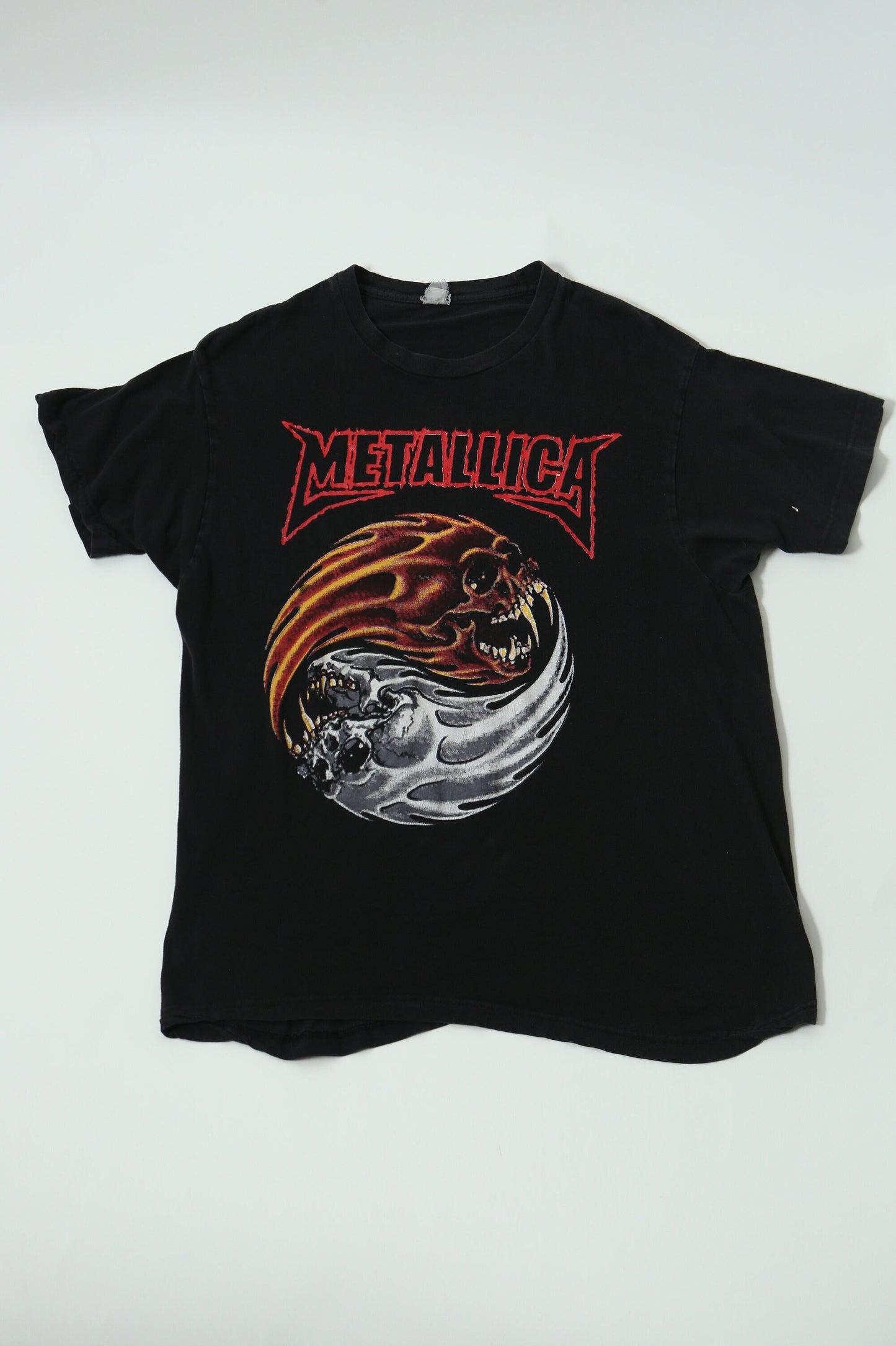 Metallica vintage black t-shirt rock band metal skull