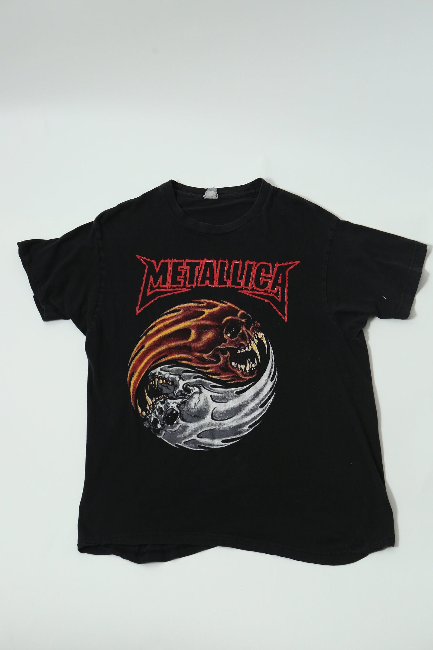 Metallica vintage black t-shirt rock band metal skull