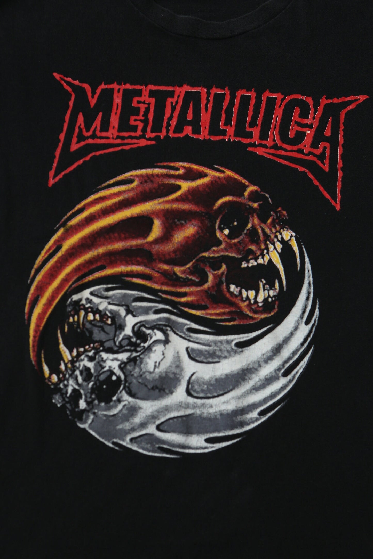 Metallica vintage black t-shirt rock band metal skull