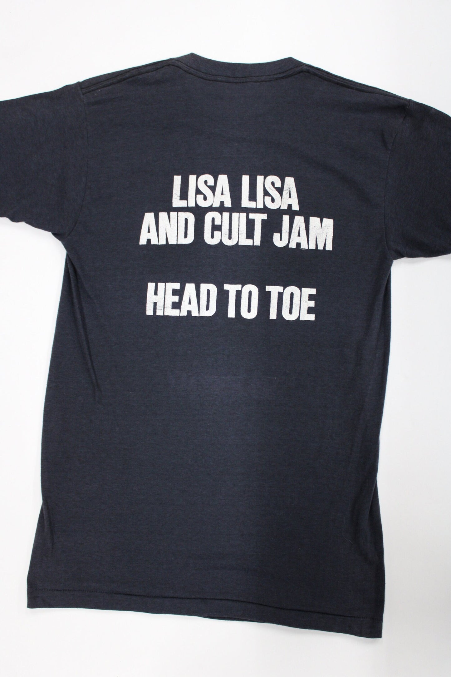 Head to toe lisa lisa and cult jam vintage spanish fly music t-shirt black