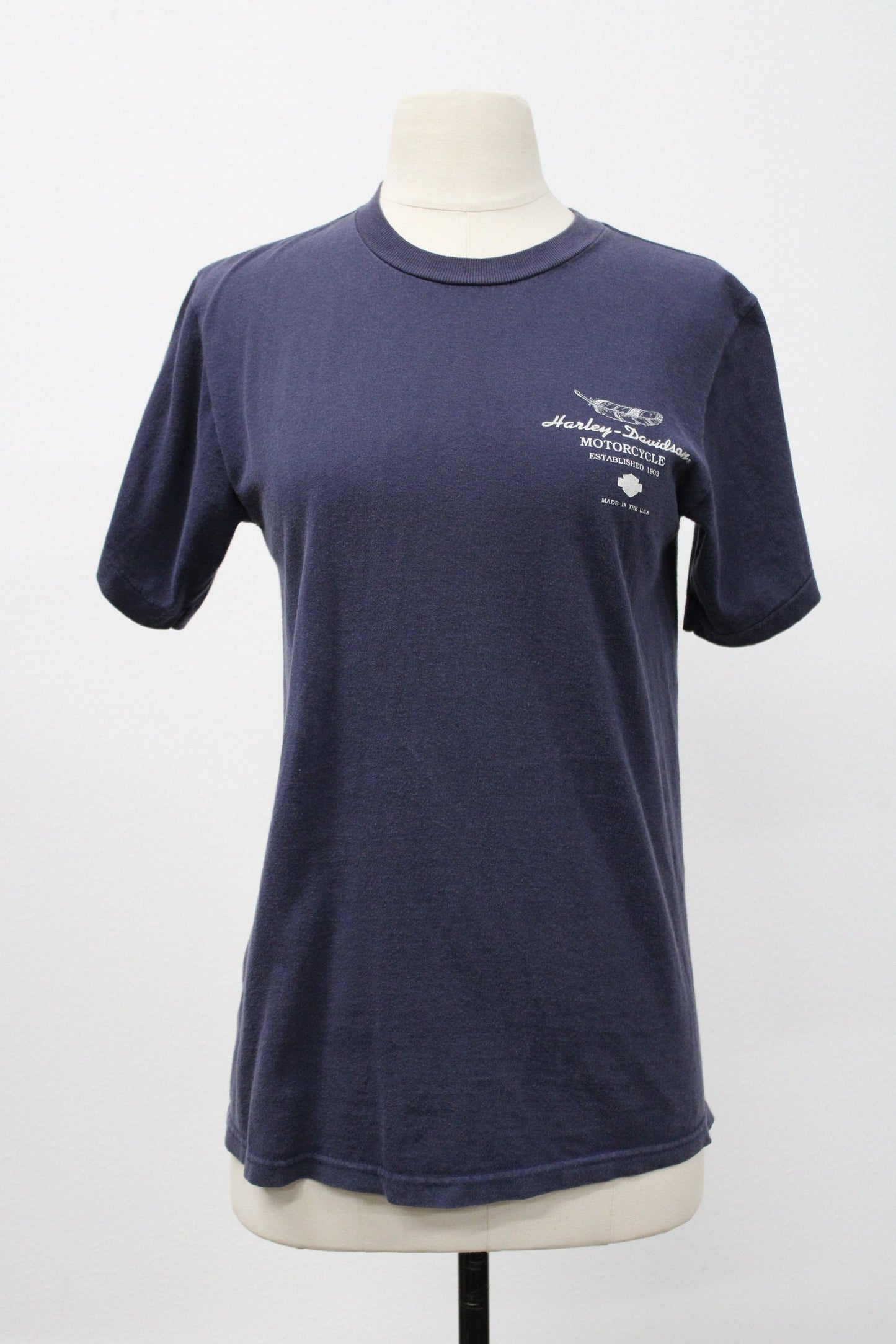 Harley davidson graphic t-shirt motorcycles biker vintage 1093 made in usa