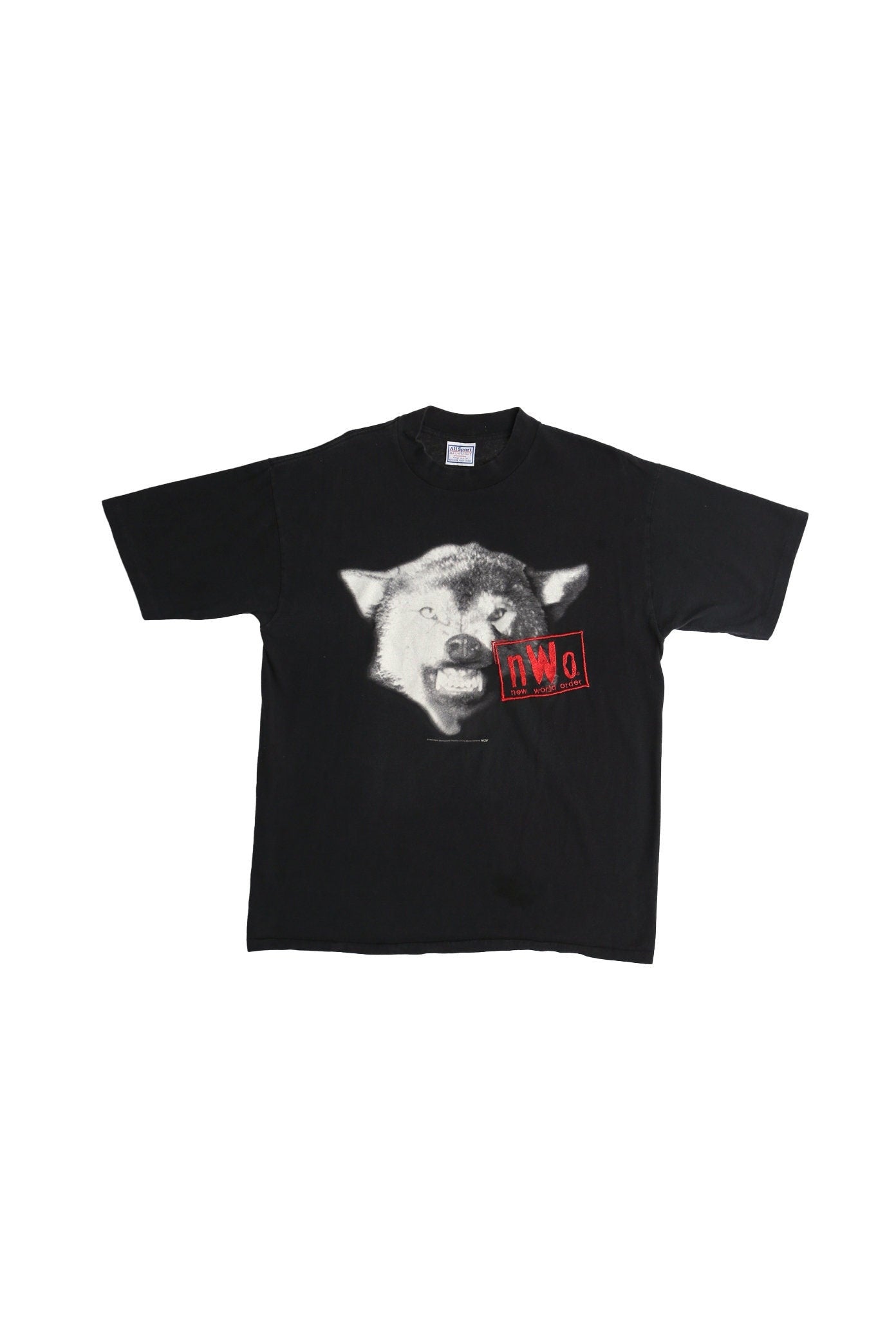Vintage wretling 90's graphic t-shirt new world order