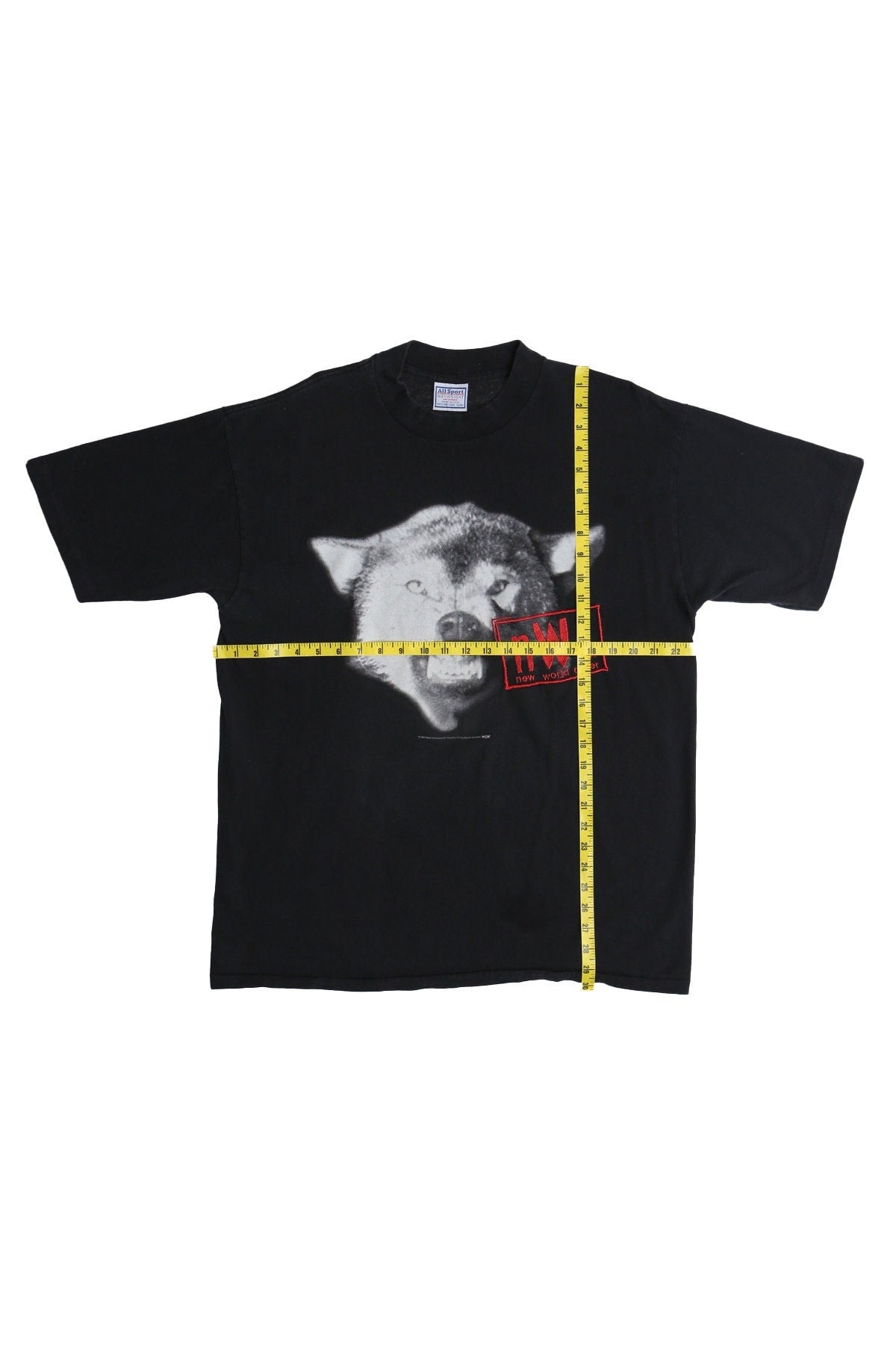 Vintage wretling 90's graphic t-shirt new world order