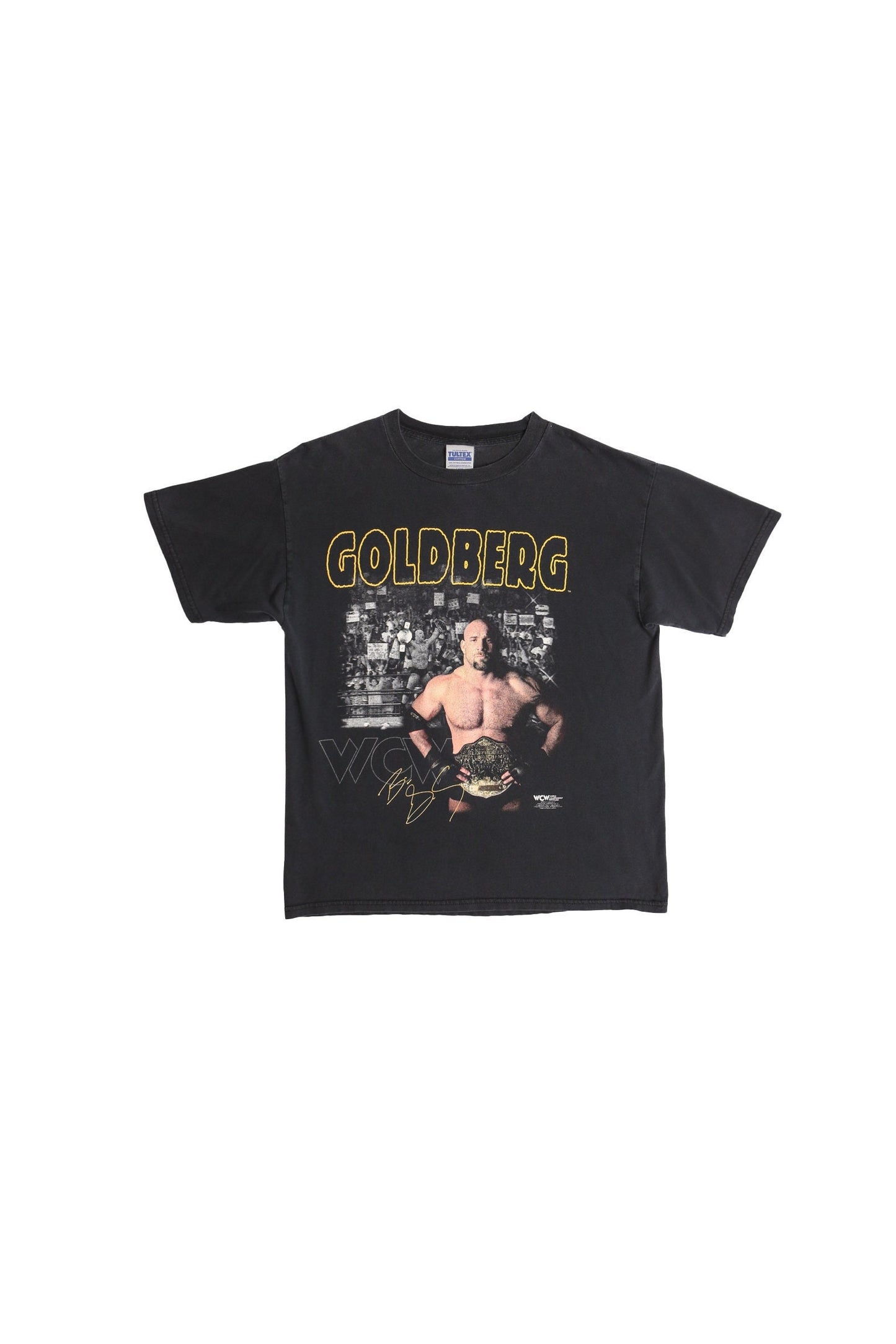 Vintage wrestling t-shirt goldberg wcw usa 90's black