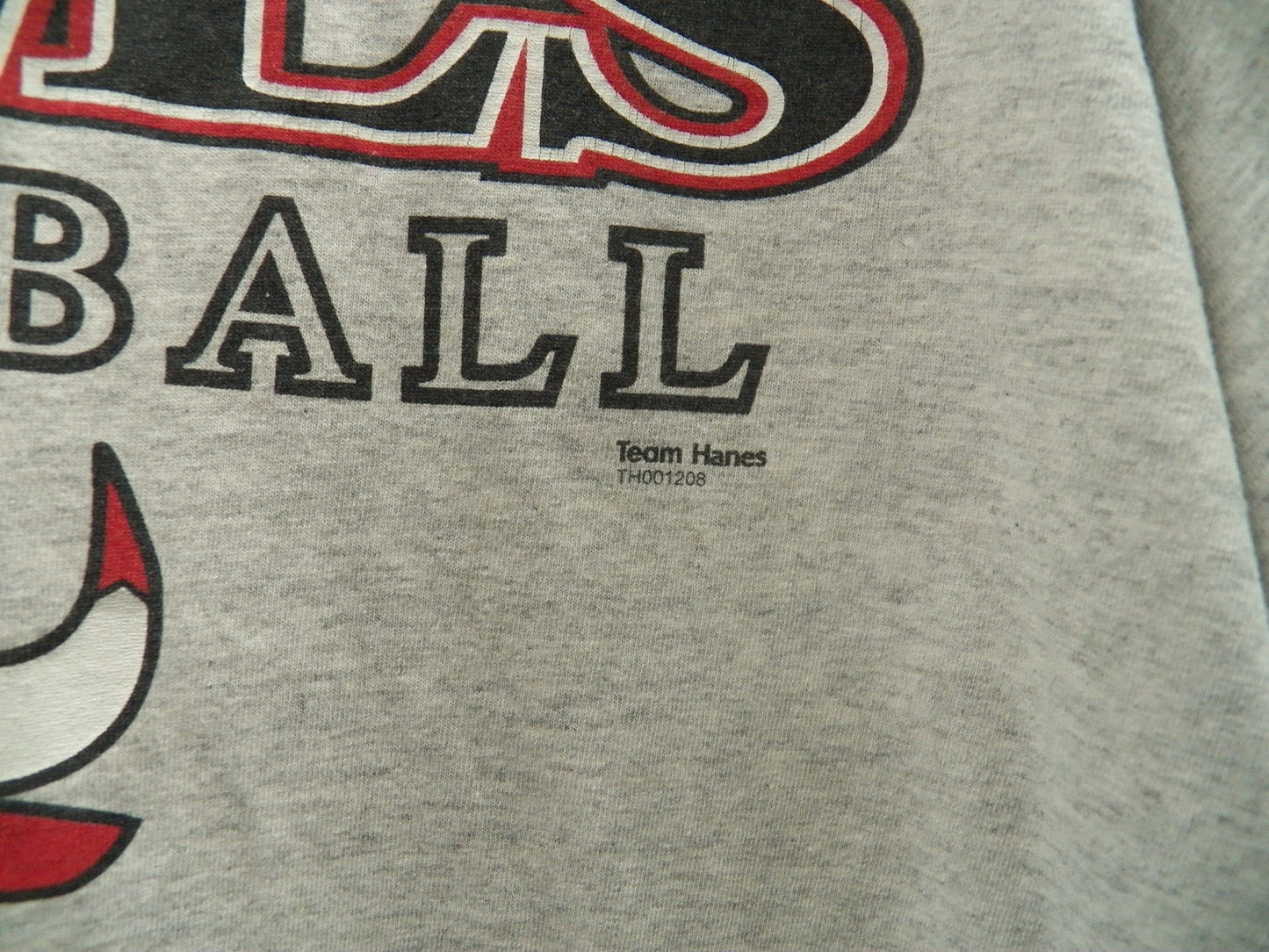 Chicago bulls basketball t-shirt team hanes th001208 no label nba