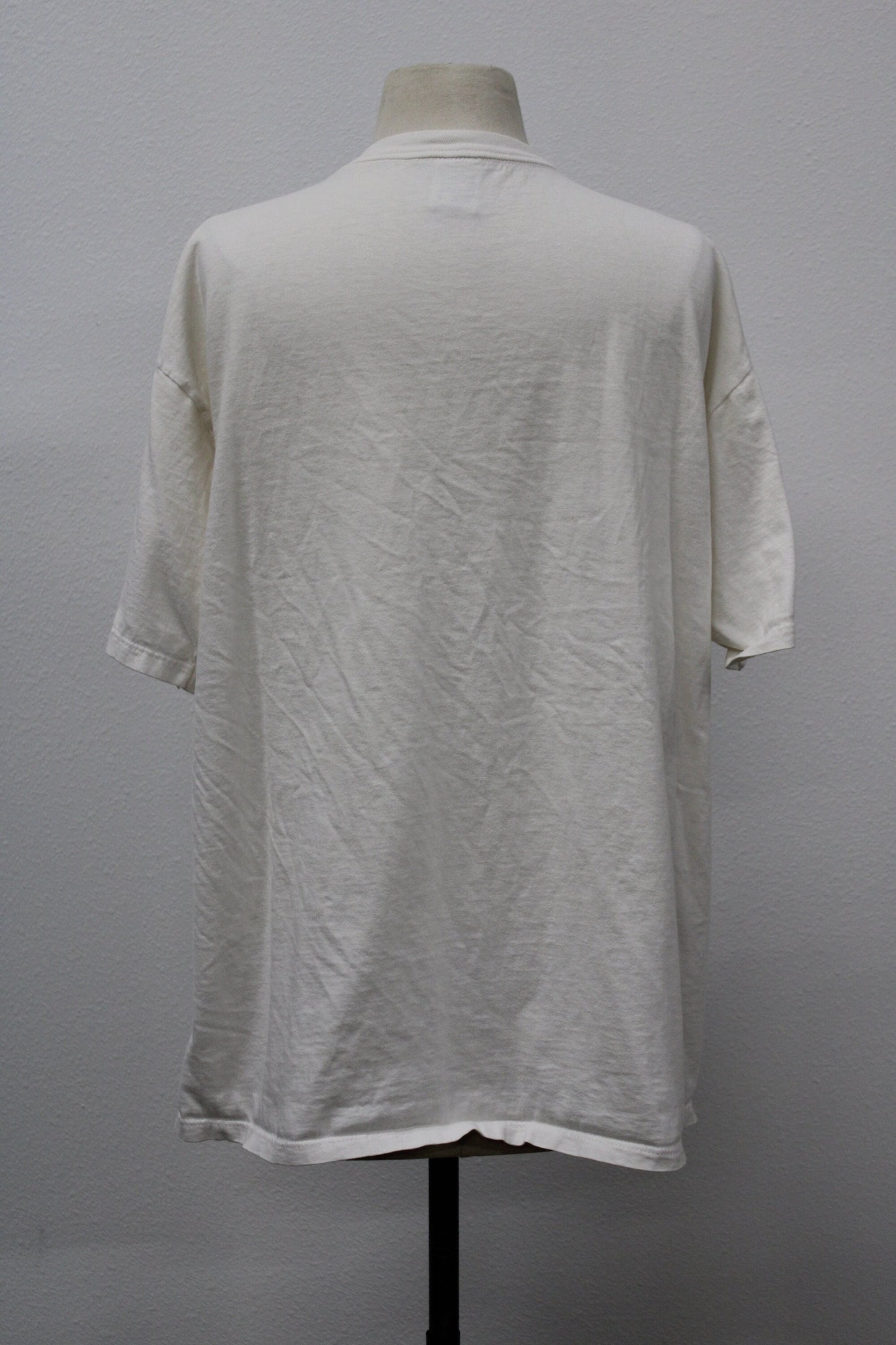 New york graphic t-shirt print image park white green made in usa