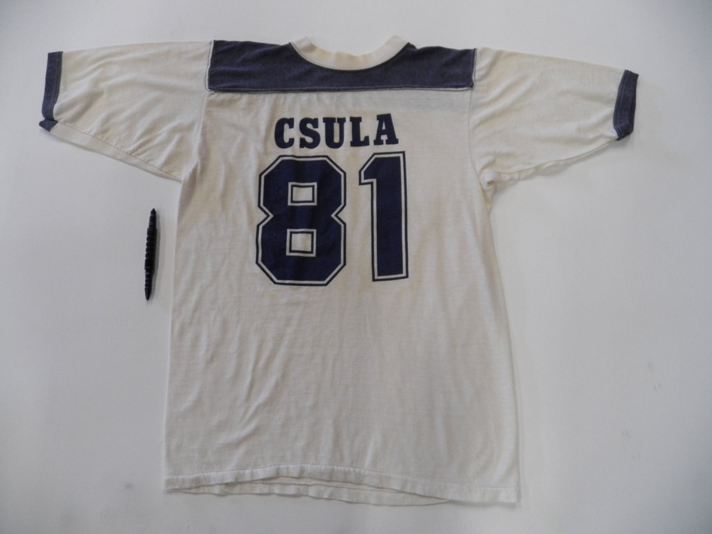 Vintage 81 csula t-shirt cal state los angeles university white cotton short sleeve
