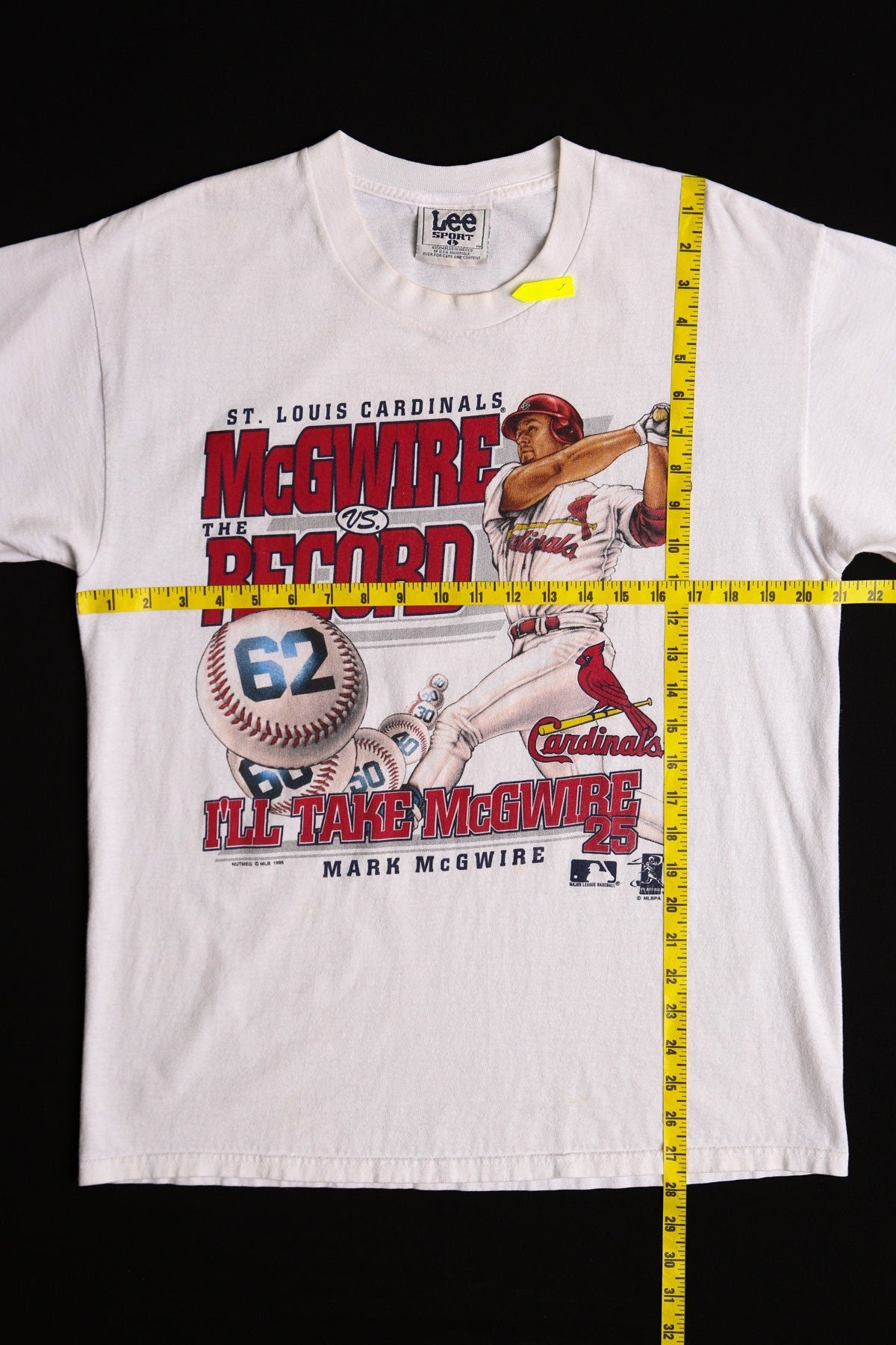 Cardinals mark mcgwire st luis 25 baseball t-shirt graphic