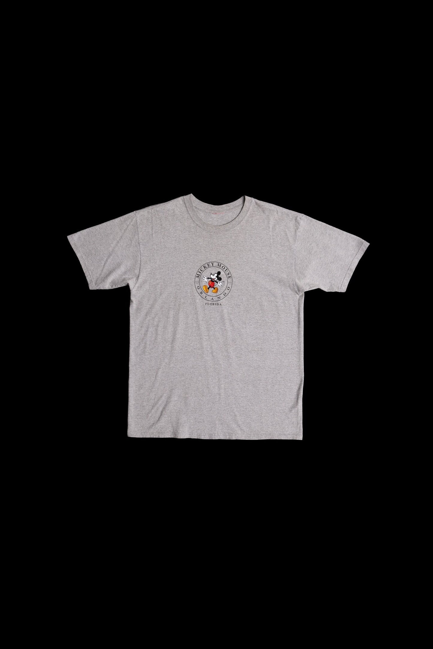 Vintage mickey mouse graphic t-shirt gray orlando florida walt disney co 90's
