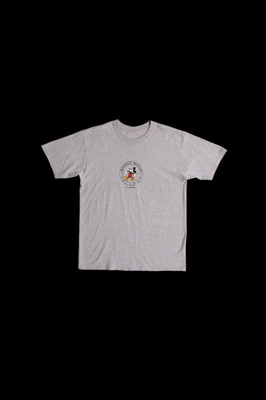 Vintage mickey mouse graphic t-shirt gray orlando florida walt disney co 90's