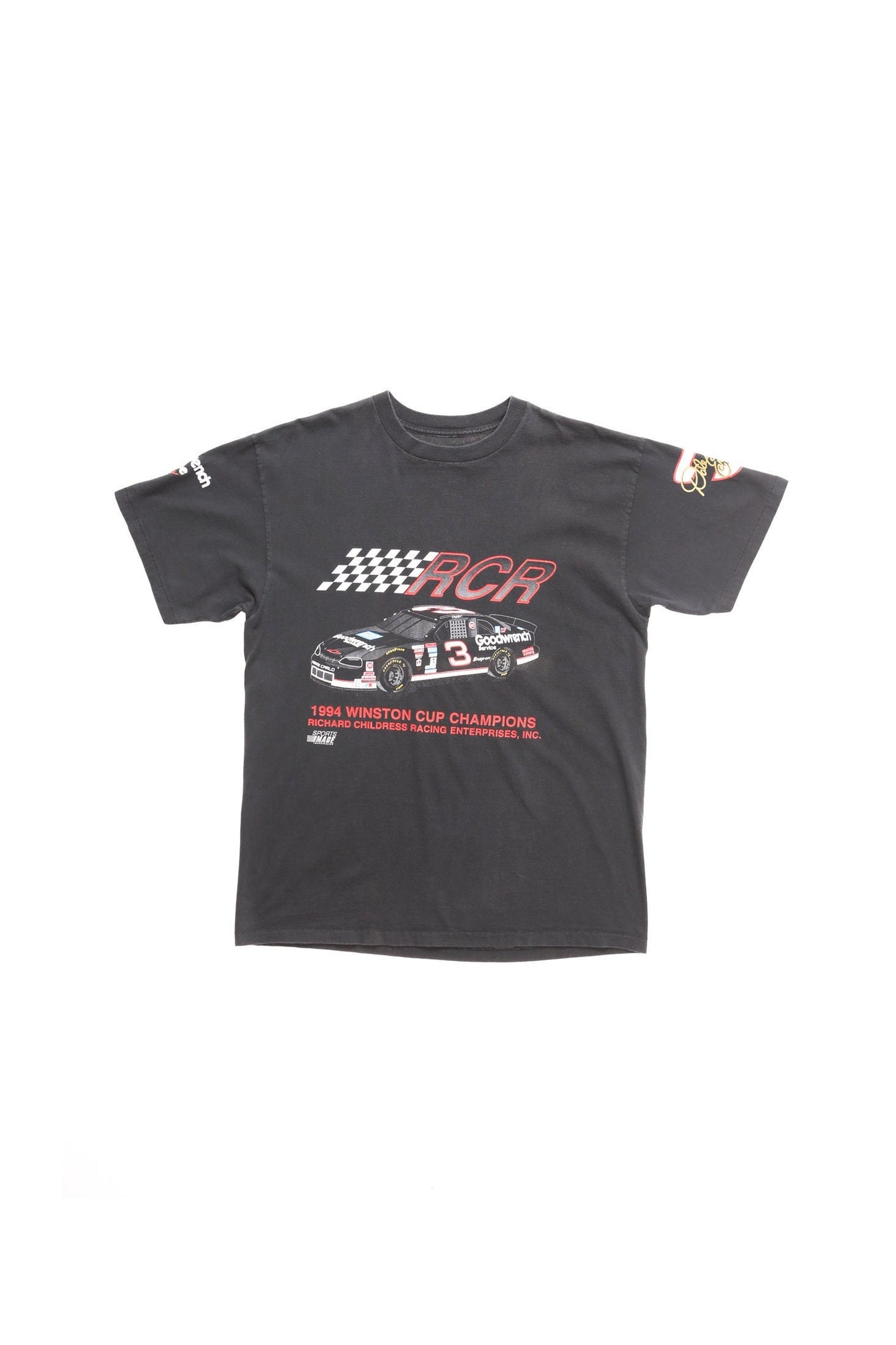 Nascar graphic t-shirt shirt 1994 winston cup tour rcr chevrolet goodwrench
