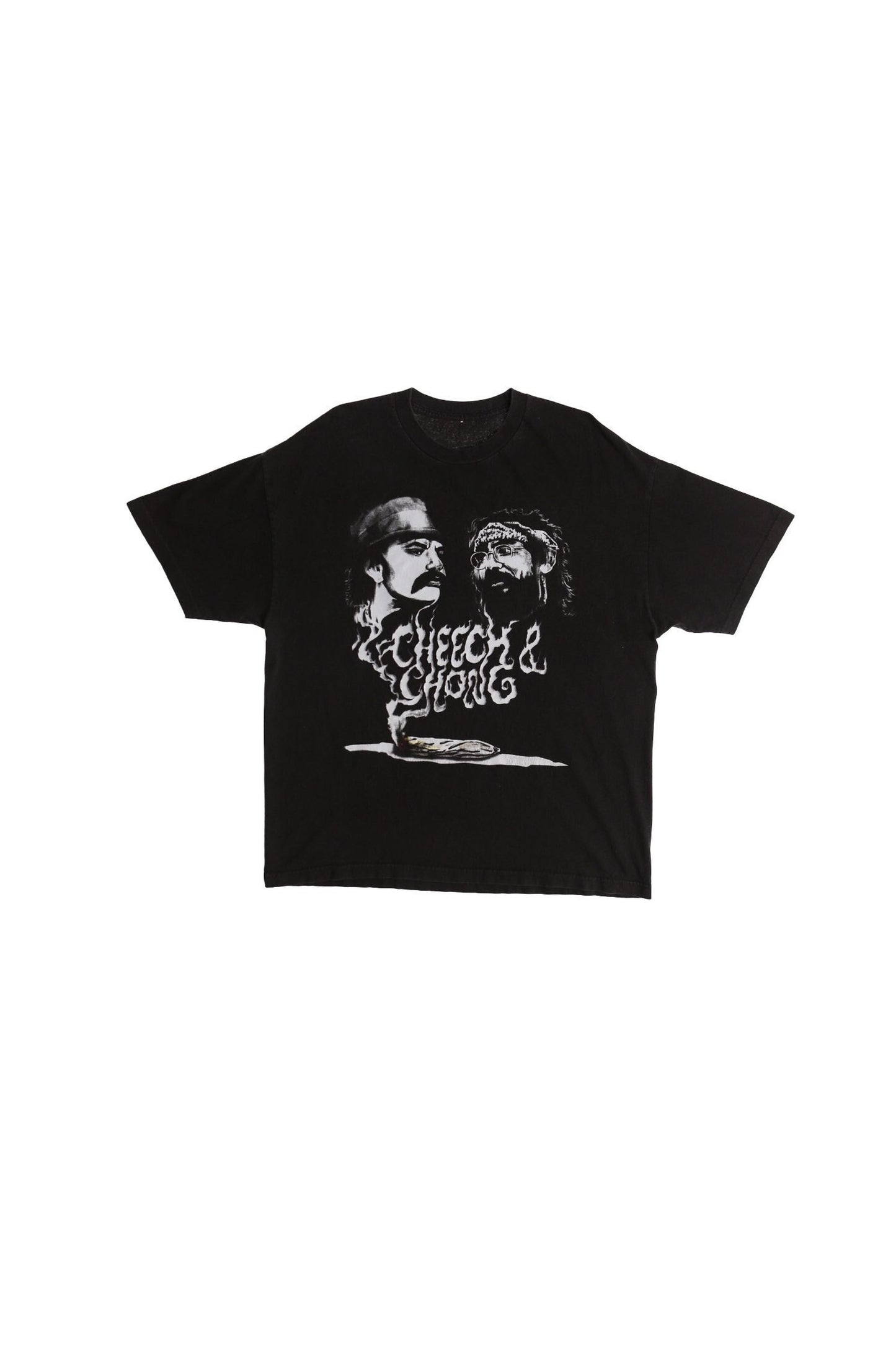 Vintage cheech and chong graphic t-shirt shirt black