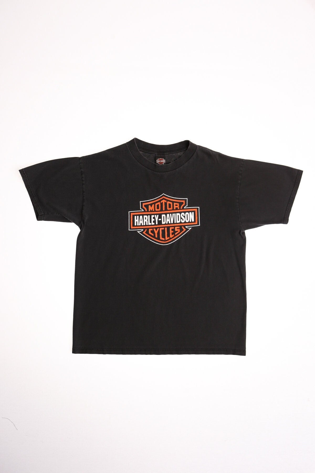 Vintage Harley davidson t-shirt shirt pittsfield massachusetts dealer biker ronnie's black motorcycles