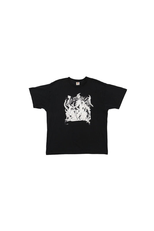 Vintage rock t-shirt horror comets on fire punk graphic smoking