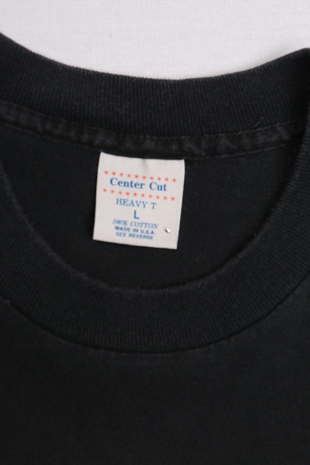 Vintage biker graphic t-shirt black daytona florida 1993 rally motorcycle large