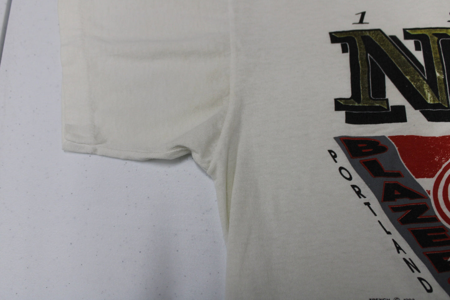 1992 nba finals blazers vs bulls t-shirt