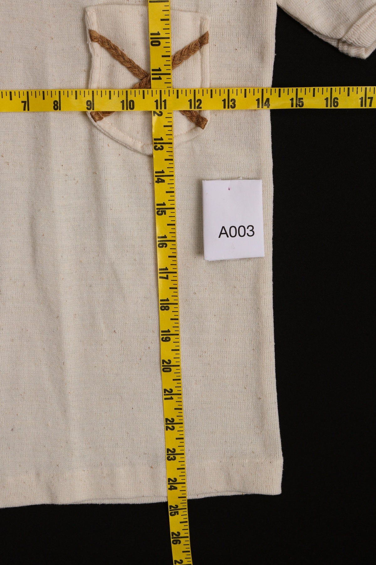 Women 70's Top - Beige - Short Sleeve - A Tribe Bit Label