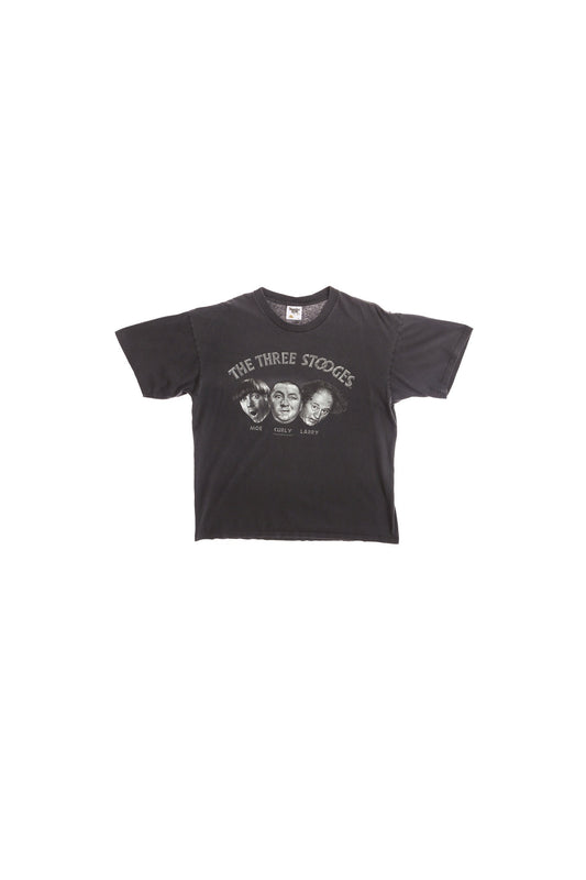 The Three Stooges Black Graphic T-shirt