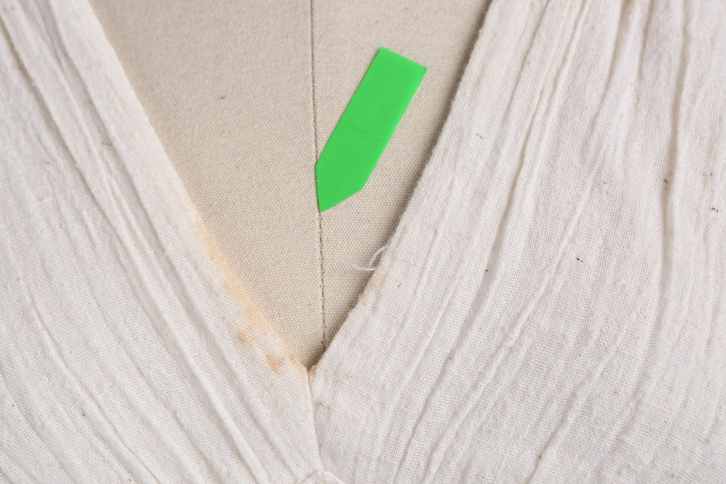 70's Long Summer Cotton Halter Dress