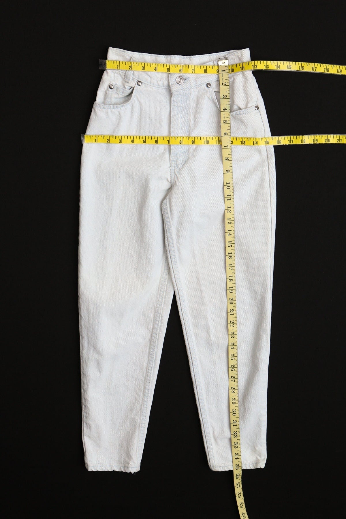 Vintage levi's high waist jeans blue light wash denim silver tab pants women 90's y2k