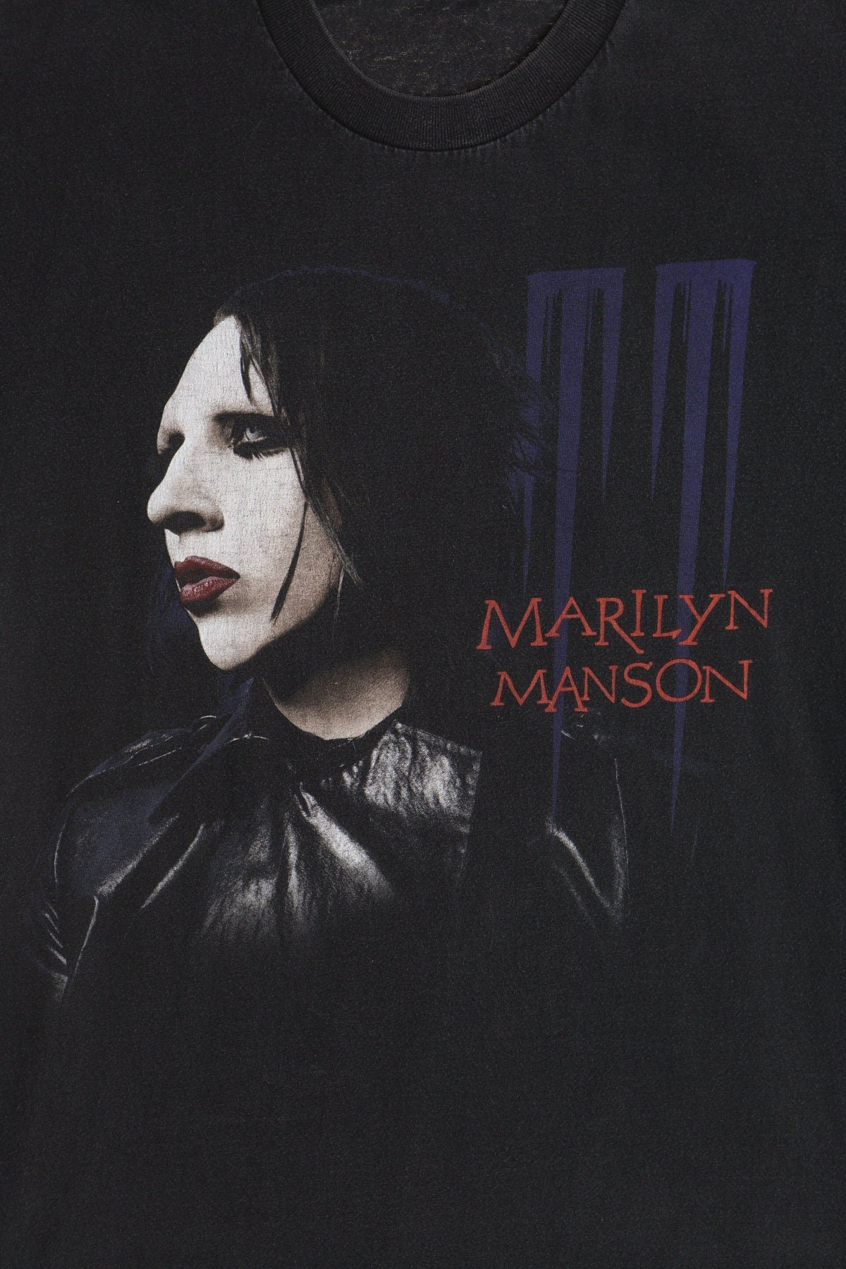 Marilyn manso rock black graphic shirt t-shirt y2k