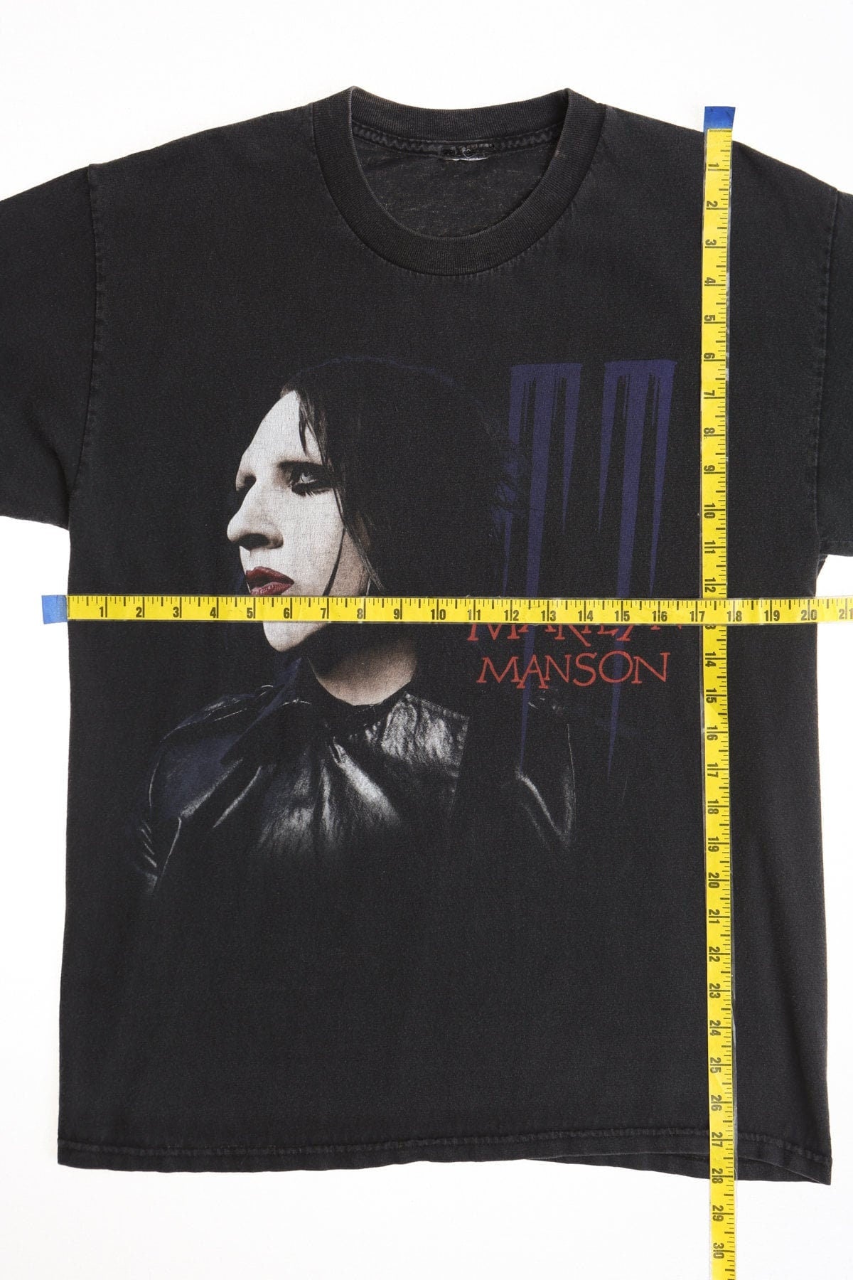 Marilyn manso rock black graphic shirt t-shirt y2k