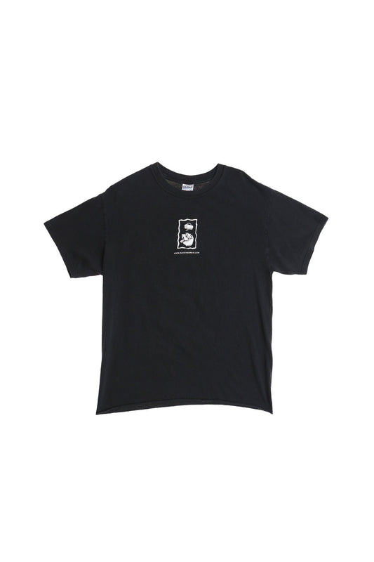 Graphic shirt coffee black 90's raven's brew ray troll 1996 skeleton night raven