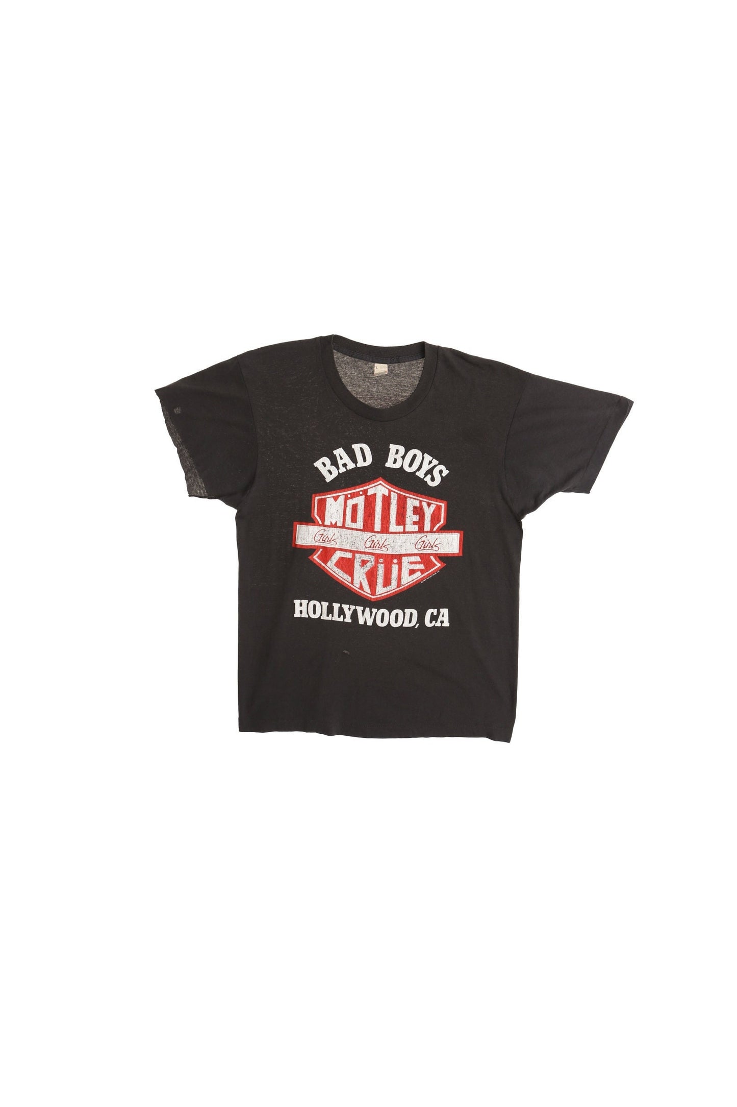 Motley crue girls girls girls bad boys hollywood california world tour 1987 rocker band made in usa