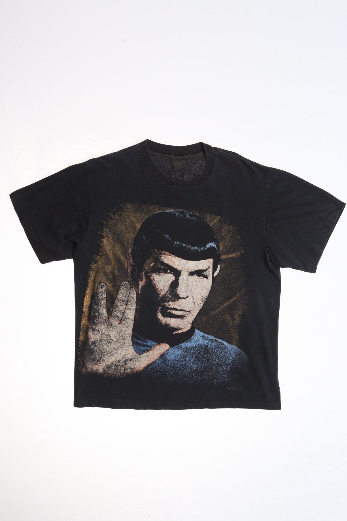 Vintage star trek graphic t-shirt shirt black spock 90's hand