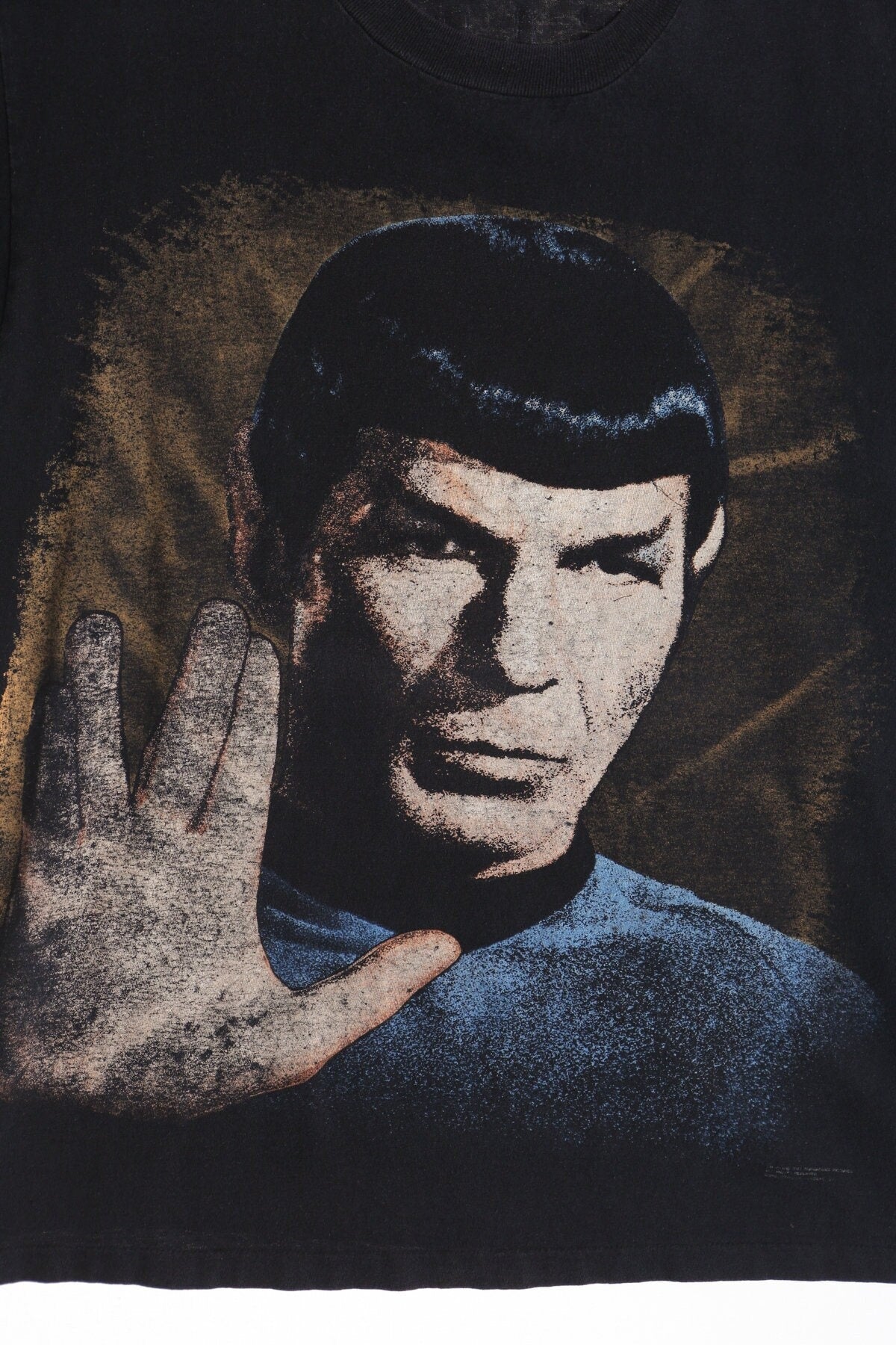 Vintage star trek graphic t-shirt shirt black spock 90's hand